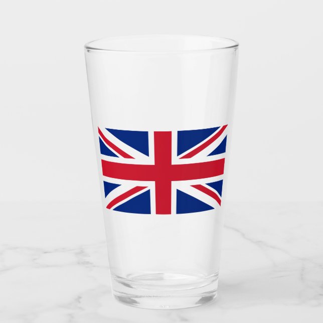 Copo De Pint Reino Unido (bandeira britânica) (bandeira da Uniã (Frente)