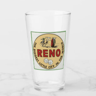 Copo De Pint Reno Nevada - Vidro Viagens vintage