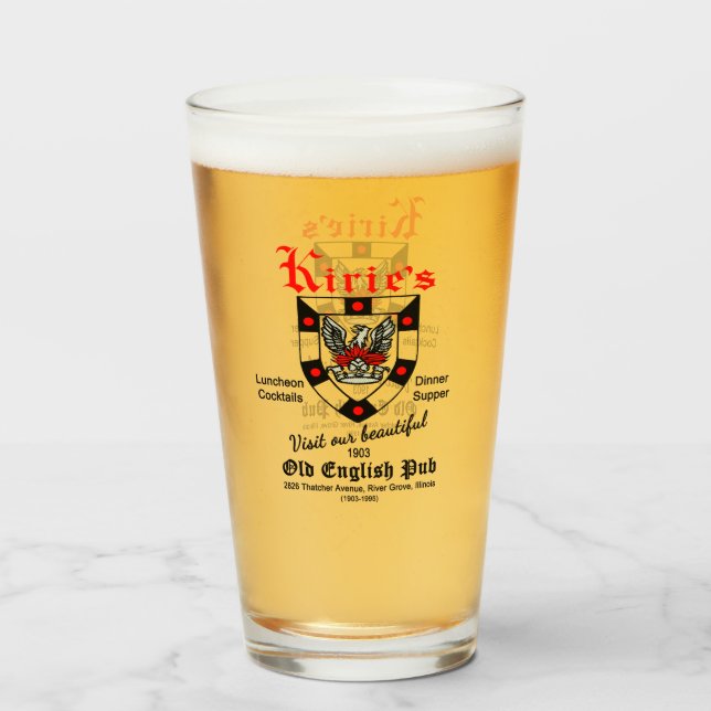 Copo De Pint Restaurante de Kirie, Rio Grove, IL (Frente (Preenchido))