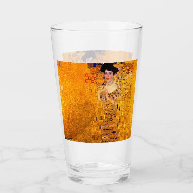 Copo De Pint Retrato de Gustav Klimt de Adele Bloch Bauer (Frente)