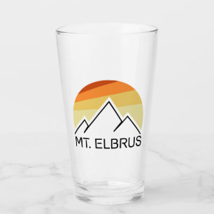 Copo De Pint Retro do Monte Elbrus Russia