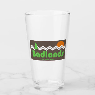 Copo De Pint Retro do Parque Nacional das Badlands