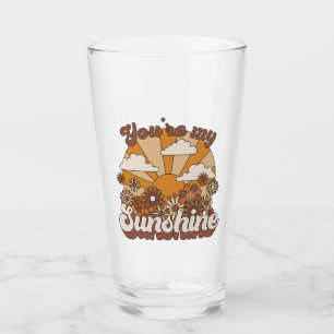 Copo De Pint Retro Groovy Você é meu Sol
