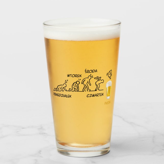 Copo De Pint Revolução da cerveja (Frente (Preenchido))