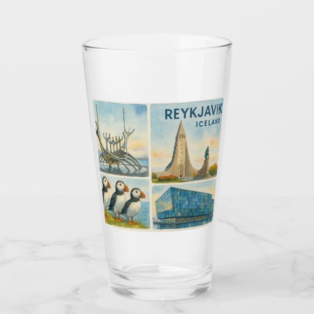 Copo De Pint Reykjavik Islândia multivisual (Frente)