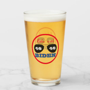 Copo De Pint Ridin' com Biden 46 Óculos de sol Aviador