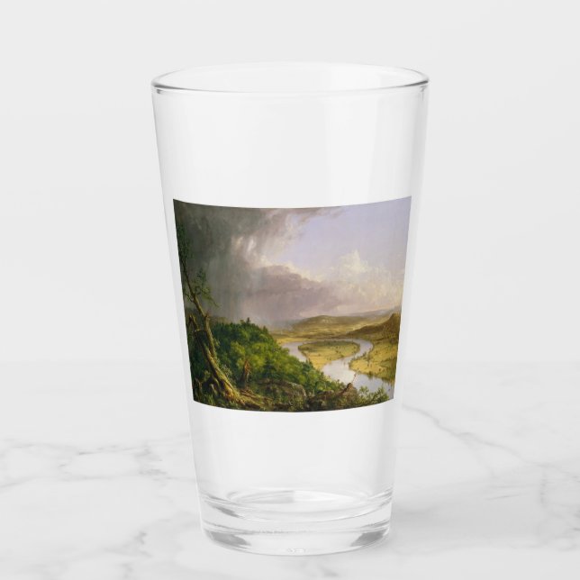 Copo De Pint Rio Oxbow Seen do Monte Holyoke, Massachusetts (Frente)