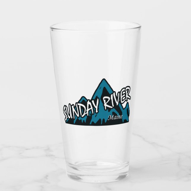 Copo De Pint Rio Sunday Maine Montanhas (Frente)