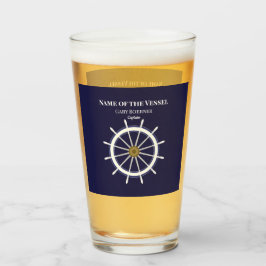 Copo De Pint Roda do navio Capitão Barco Tumblers Beer Soda Gla