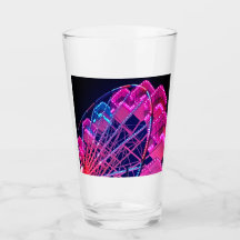 roda-gigante rosa e azul