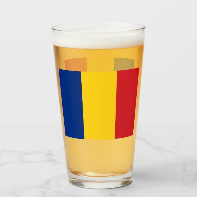 Copo De Pint Romênia (Frente (Preenchido))