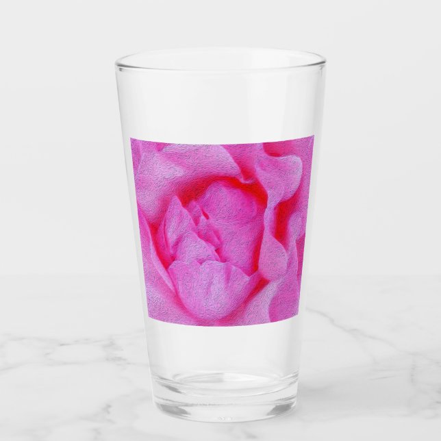 Copo De Pint rosa rosa (Frente)