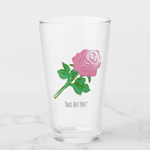 Copo De Pint Rosa Rosa Dia das Mães
