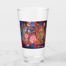 Copo De Pint Rosas no jardim