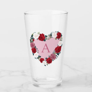 Copo De Pint Rosas personalizados dos namorados