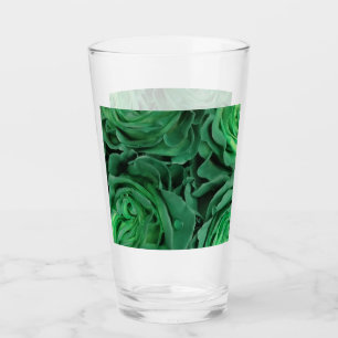 Copo De Pint Rosas verdes bonito