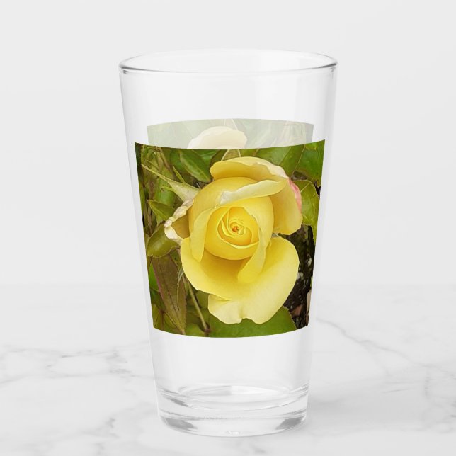 Copo De Pint Rosebud Amarela (Frente)