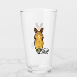 Copo De Pint Rosto do Cavalo Perto