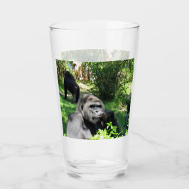 Copo De Pint Rosto Engraçado Gorilla Tumbler / Vidro Atirador