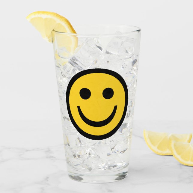 Copo De Pint Rosto Feliz (Gelo frontal)