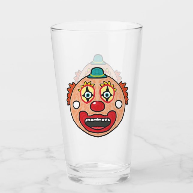 Copo De Pint Rosto Palhaço (Frente)