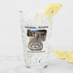 Copo De Pint Rota Personalizada 66 Burros De Arizona Oatman Na