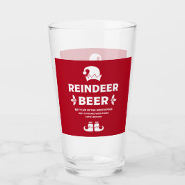 Copo De Pint Rótulos Engraçados de Cerveja de Natal