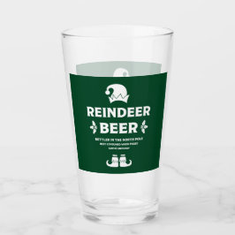 Copo De Pint Rótulos Engraçados de Cerveja de Natal