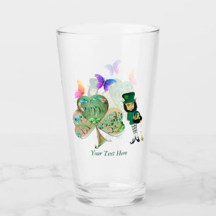 Copo De Pint Rua, dia de Patrick Leprechaun com texto