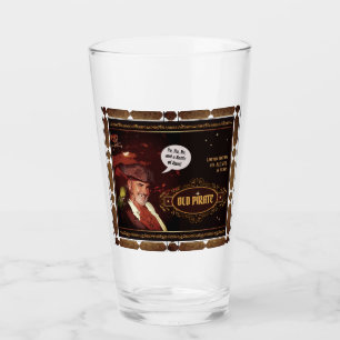 Copo De Pint Rum Pirata Antigo (texto personalizável)