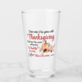 Copo De Pint Salm 100:4 Entre em seus portões com Ação de Graça