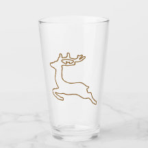 Saltando Deer Tumbler - Selvagem e Elegante