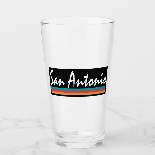 Copo De Pint San Antonio Texas Fiesta Colors (Frente)