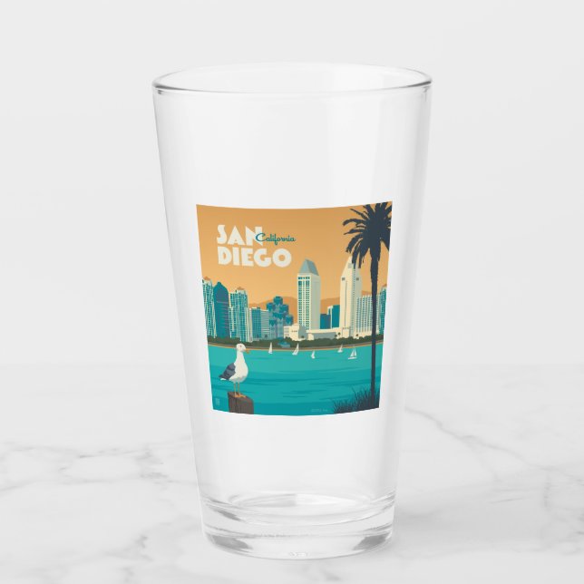 Copo De Pint San Diego, Califórnia (Frente)