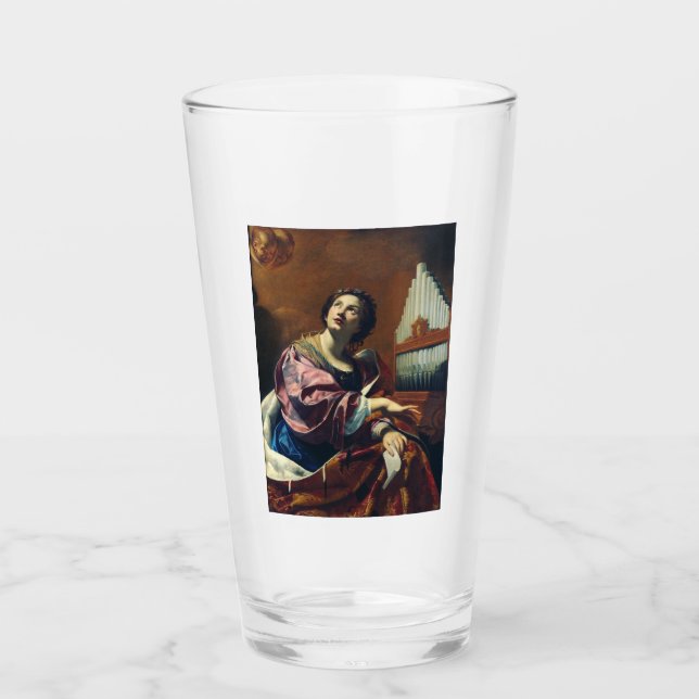 Copo De Pint Santo Cecilia por Simon Vouet (Frente)