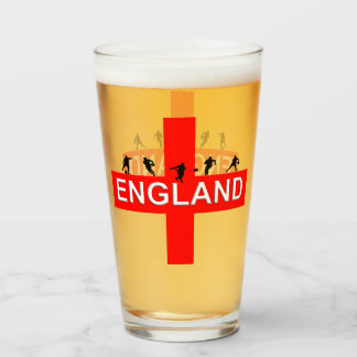 Copo De Pint Santo de Inglaterra George Rugby Male Silhouettes