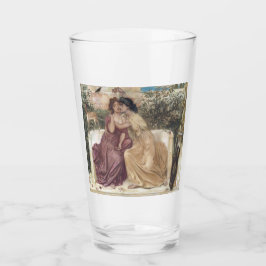 Copo De Pint Sappho e Erinna em um Jardim Grego (Amor Lésbico)