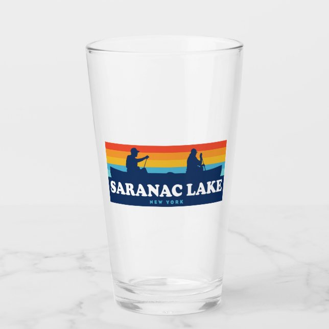 Copo De Pint Saranac Lake New York Canoe (Frente)