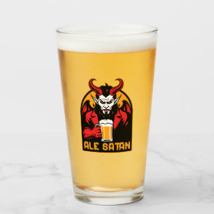 Copo De Pint Satã de Ale - Bebendo de Cerveja
