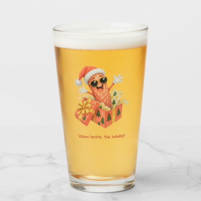 Copo De Pint saúdam o Natal com salame! (Frente (Preenchido))