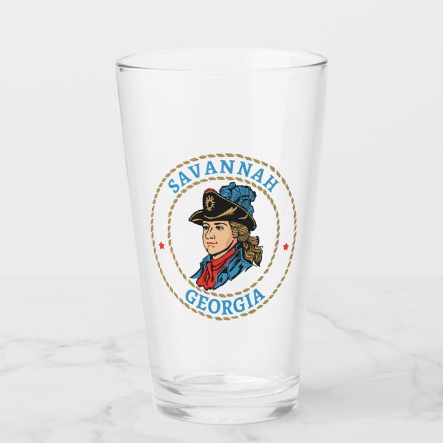 Copo De Pint Savannah Geórgia Colonial (Frente)