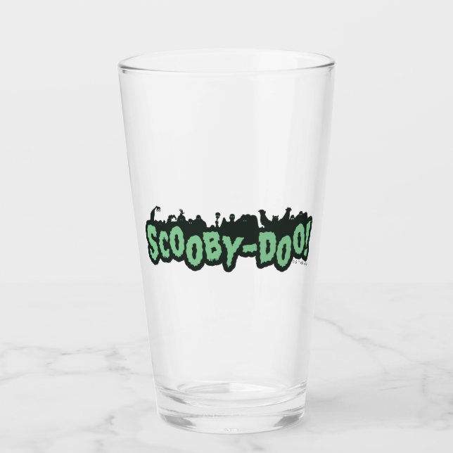 Copo De Pint Scooby-Doo! Logotipo Silhouette Monster (Frente)