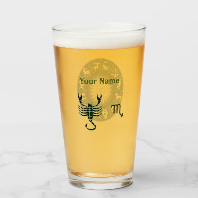 Copo De Pint Scorpio (Frente (Preenchido))
