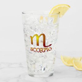 Copo De Pint Scorpio Star Dourada