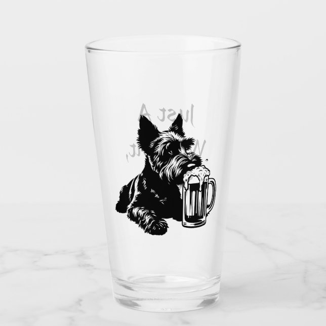 Copo De Pint Scotty Dog Beer Personalizado Pint (Frente)