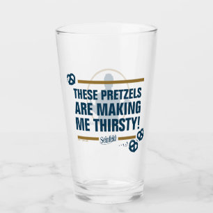 Copo De Pint Seinfeld Gráfico de Tipografia "Estes Pretzels"