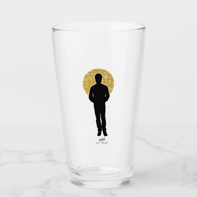 Copo De Pint Seinfeld | Jerry Seinfeld Silhouette (Frente)