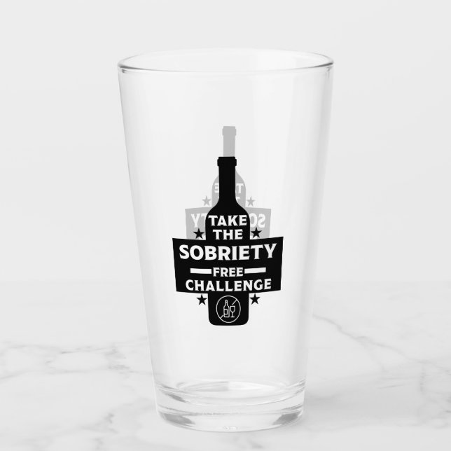 Copo De Pint Sem Álcool E Sóbrio (Frente)