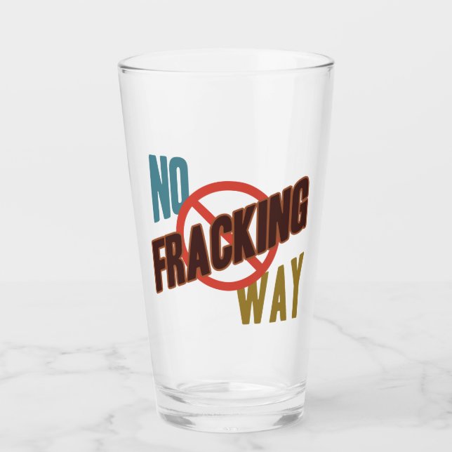 Copo De Pint Sem Caminho de Fracking (Frente)
