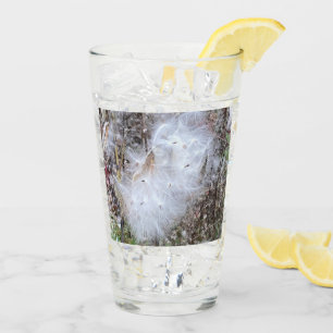Copo De Pint Sementes de Milkweed e Seda